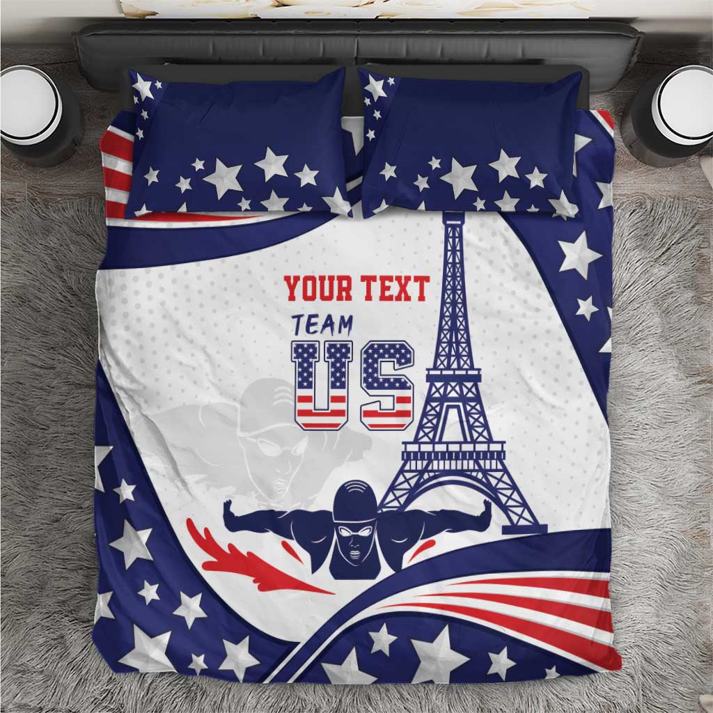 Personalized USA Swimming Bedding Set One For All Summer Sport LT9 - Wonder Print Shop