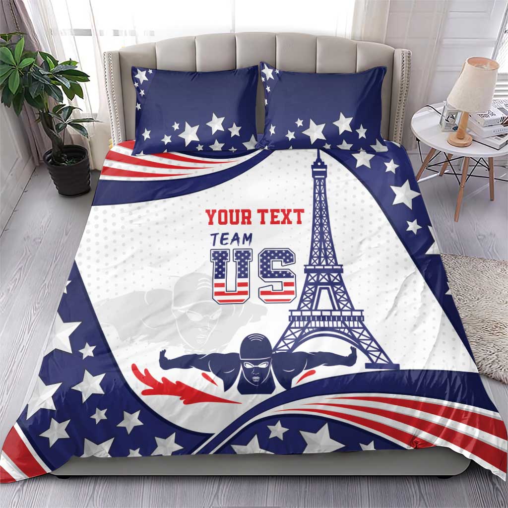 Personalized USA Swimming Bedding Set One For All Summer Sport LT9 - Wonder Print Shop