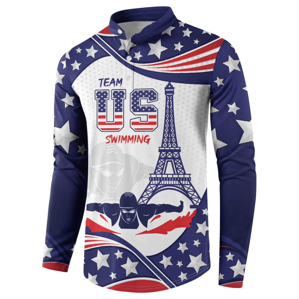 Personalized USA Swimming Button Sweatshirt One For All Summer Sport LT9 - Wonder Print Shop