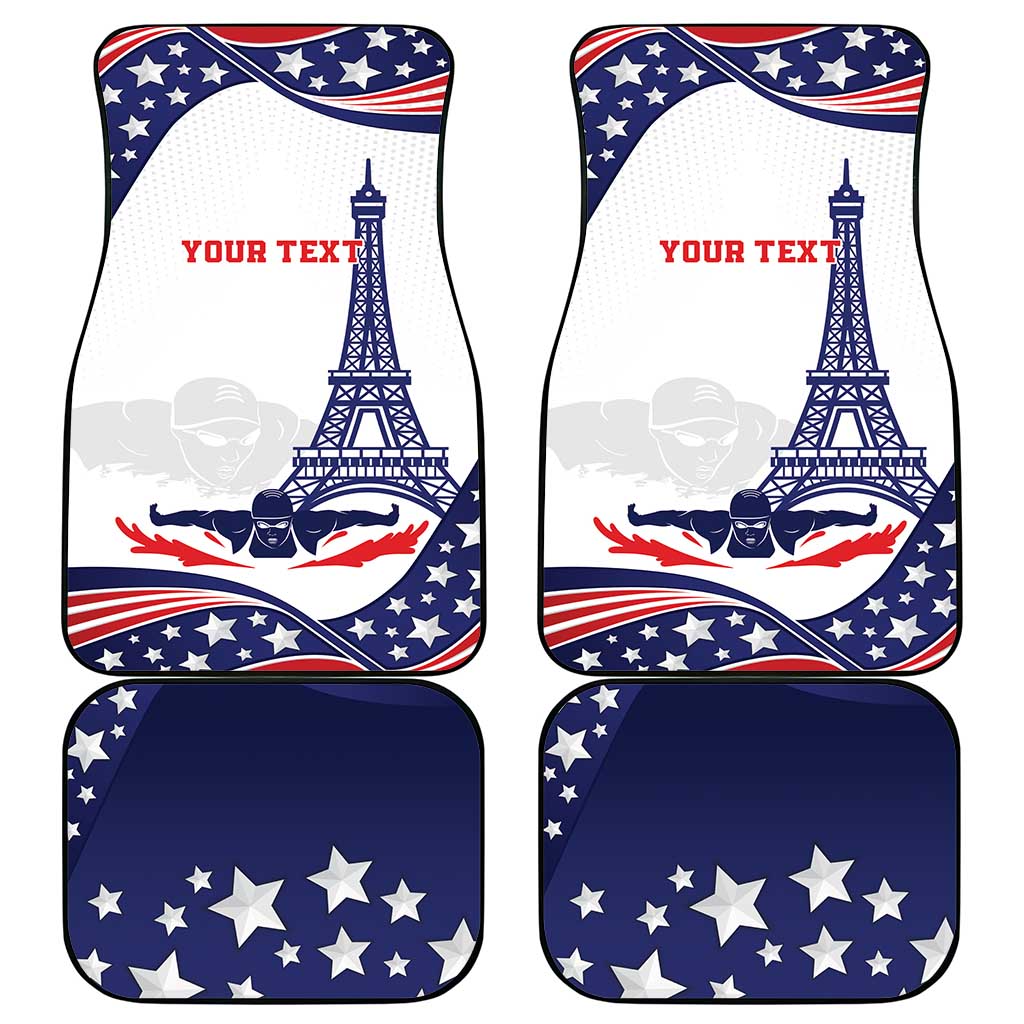 Personalized USA Swimming Car Mats One For All Summer Sport LT9 - Wonder Print Shop