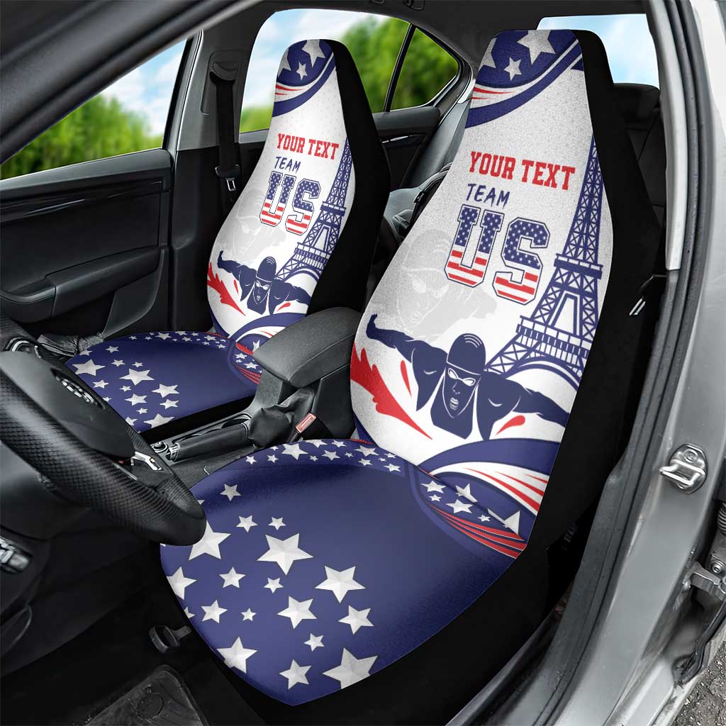 Personalized USA Swimming Car Seat Cover One For All Summer Sport LT9 - Wonder Print Shop