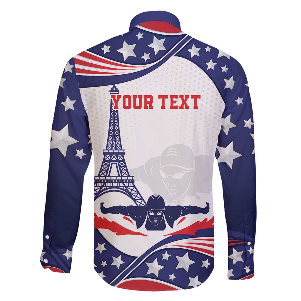 Personalized USA Swimming Family Matching Long Sleeve Bodycon Dress and Hawaiian Shirt One For All Summer Sport LT9 - Wonder Print Shop