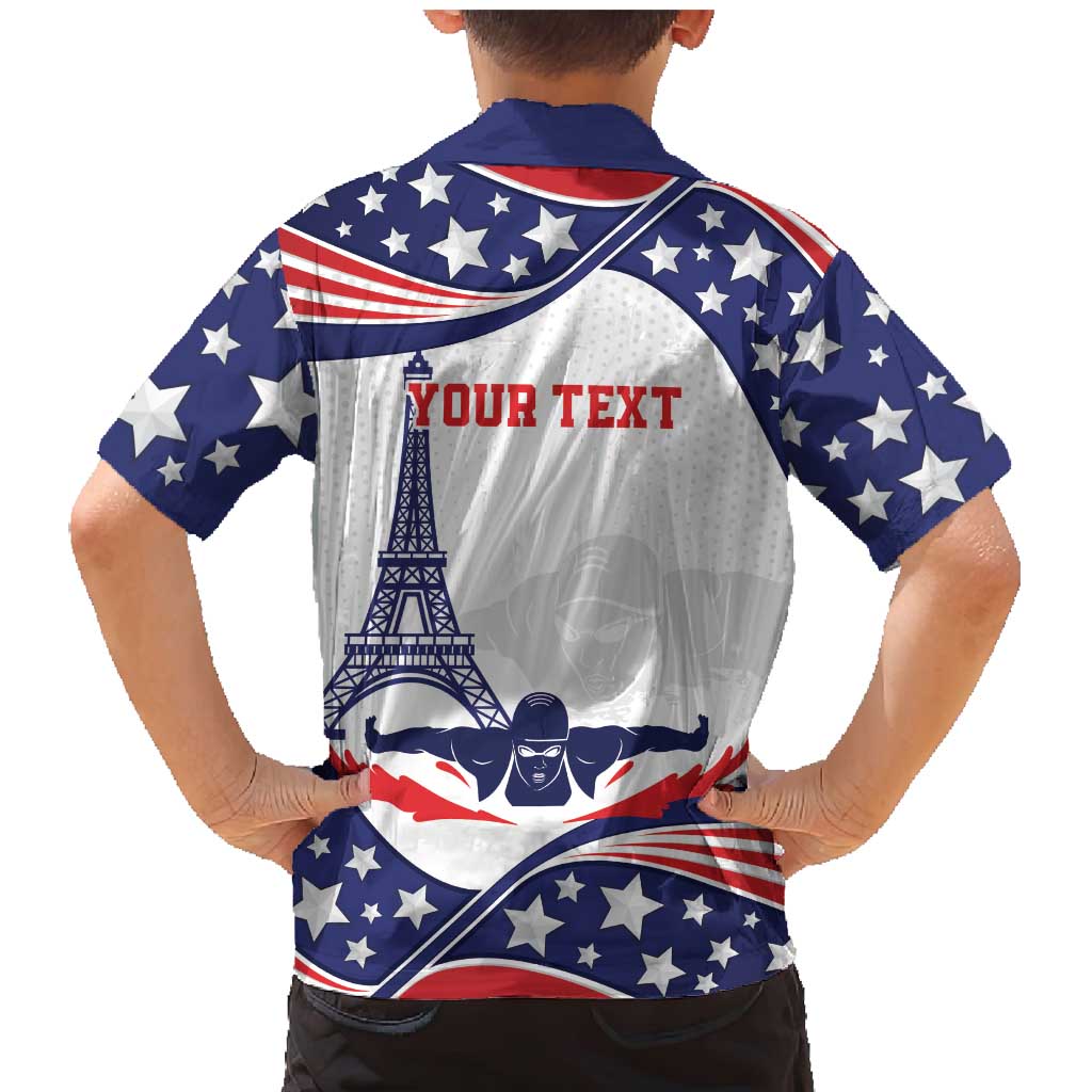 Personalized USA Swimming Family Matching Mermaid Dress and Hawaiian Shirt One For All Summer Sport LT9 - Wonder Print Shop