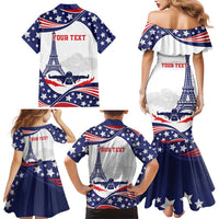 Personalized USA Swimming Family Matching Mermaid Dress and Hawaiian Shirt One For All Summer Sport LT9 - Wonder Print Shop