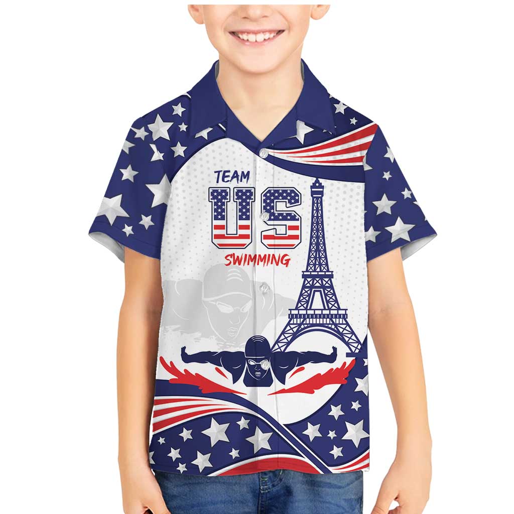 Personalized USA Swimming Family Matching Mermaid Dress and Hawaiian Shirt One For All Summer Sport LT9 - Wonder Print Shop