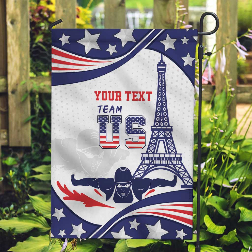 Personalized USA Swimming Garden Flag One For All Summer Sport - Wonder Print Shop