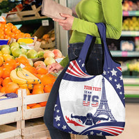Personalized USA Swimming Grocery Bag One For All Summer Sport
