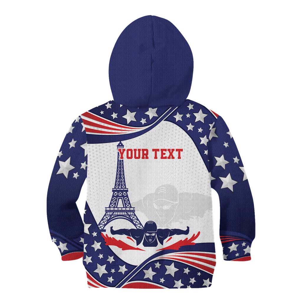 Personalized USA Swimming Kid Hoodie One For All Summer Sport - Wonder Print Shop