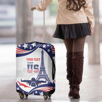 Personalized USA Swimming Luggage Cover One For All Summer Sport - Wonder Print Shop
