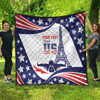 Personalized USA Swimming Quilt One For All Summer Sport - Wonder Print Shop