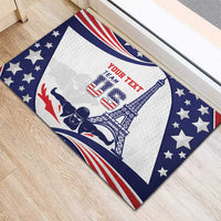 Personalized USA Swimming Rubber Doormat One For All Summer Sport - Wonder Print Shop