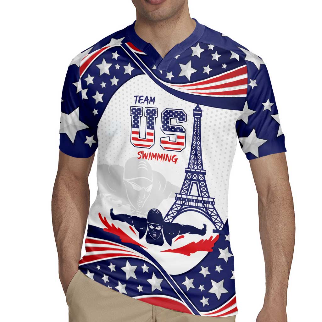 Personalized USA Swimming Rugby Jersey One For All Summer Sport - Wonder Print Shop