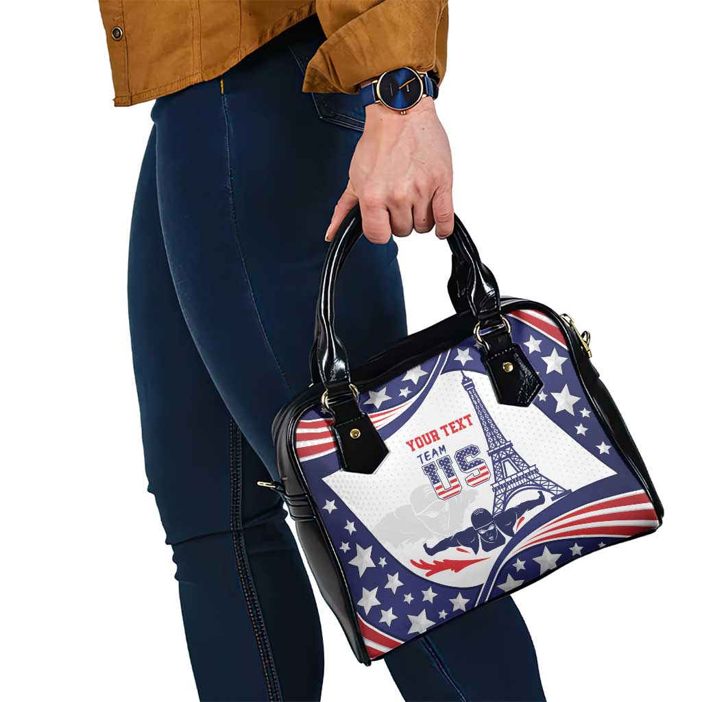 Personalized USA Swimming Shoulder Handbag One For All Summer Sport