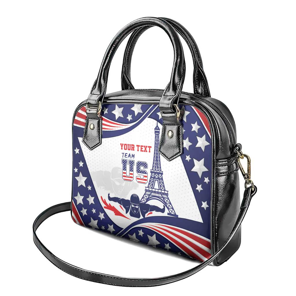 Personalized USA Swimming Shoulder Handbag One For All Summer Sport