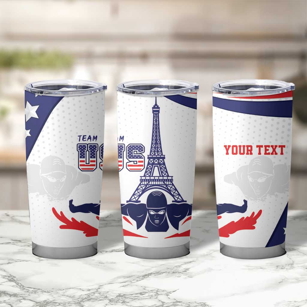 Personalized USA Swimming Tumbler Cup One For All Summer Sport - Wonder Print Shop