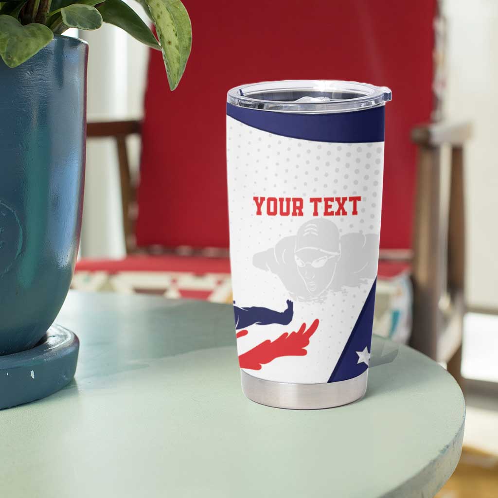 Personalized USA Swimming Tumbler Cup One For All Summer Sport - Wonder Print Shop