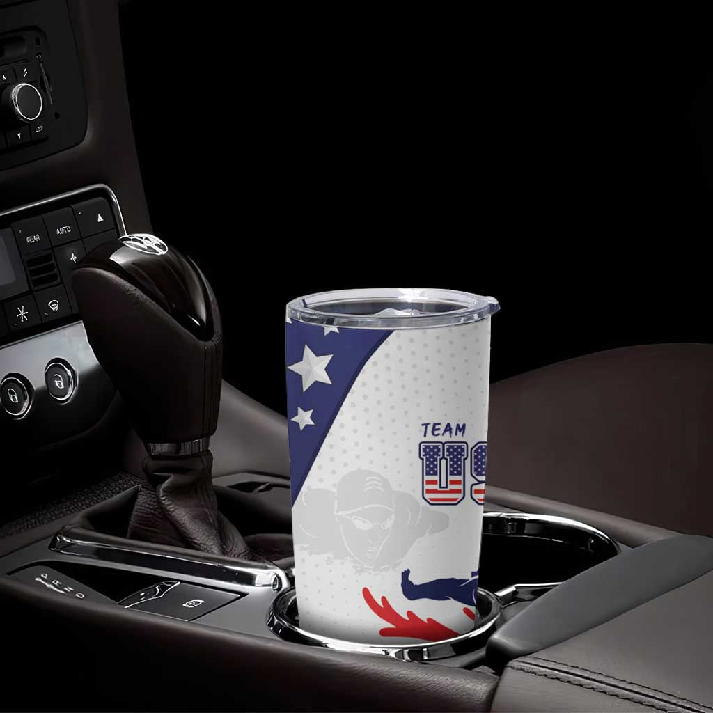 Personalized USA Swimming Tumbler Cup One For All Summer Sport - Wonder Print Shop