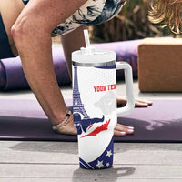Personalized USA Swimming Tumbler With Handle One For All Summer Sport - Wonder Print Shop