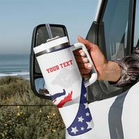 Personalized USA Swimming Tumbler With Handle One For All Summer Sport - Wonder Print Shop
