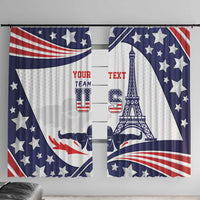 Personalized USA Swimming Window Curtain One For All Summer Sport - Wonder Print Shop
