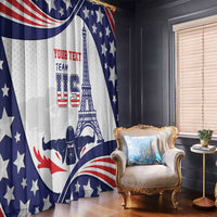 Personalized USA Swimming Window Curtain One For All Summer Sport - Wonder Print Shop