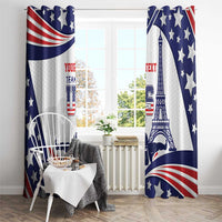 Personalized USA Swimming Window Curtain One For All Summer Sport - Wonder Print Shop