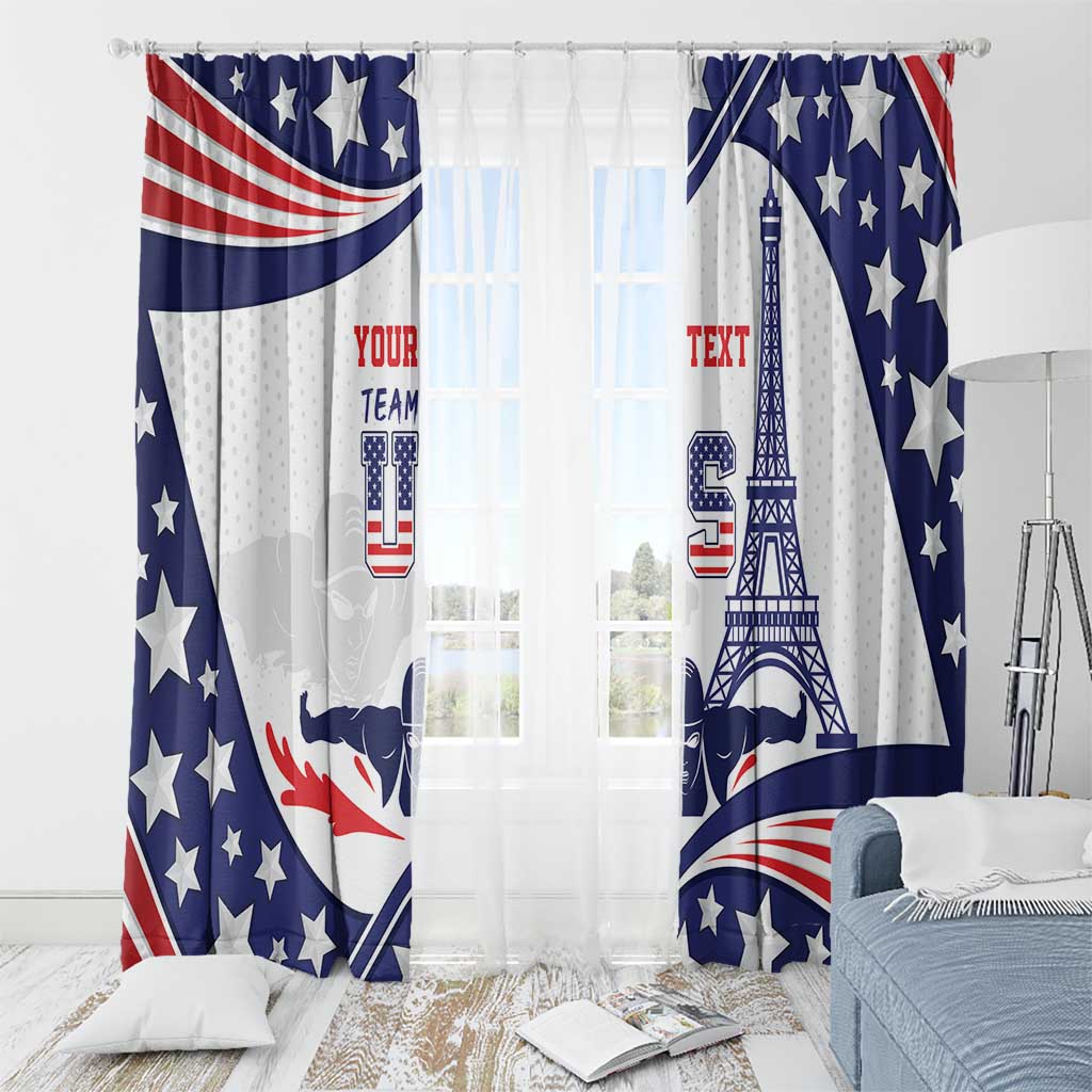 Personalized USA Swimming Window Curtain One For All Summer Sport - Wonder Print Shop