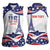 Personalized USA Swimming Women Sleeveless Polo Shirt One For All Summer Sport - Wonder Print Shop