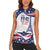 Personalized USA Swimming Women Sleeveless Polo Shirt One For All Summer Sport - Wonder Print Shop