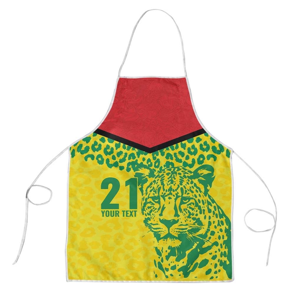 Custom Guyana Golden Jaguars Apron Heritage Flame Edition - Wonder Print Shop