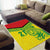 Custom Guyana Golden Jaguars Area Rug Heritage Flame Edition - Wonder Print Shop