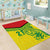 Custom Guyana Golden Jaguars Area Rug Heritage Flame Edition - Wonder Print Shop