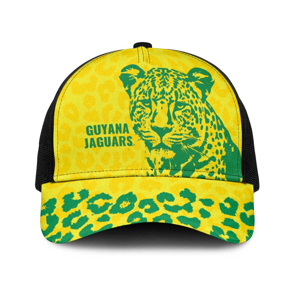 Guyana Golden Jaguars Baseball Net Cap Heritage Flame Edition - Wonder Print Shop