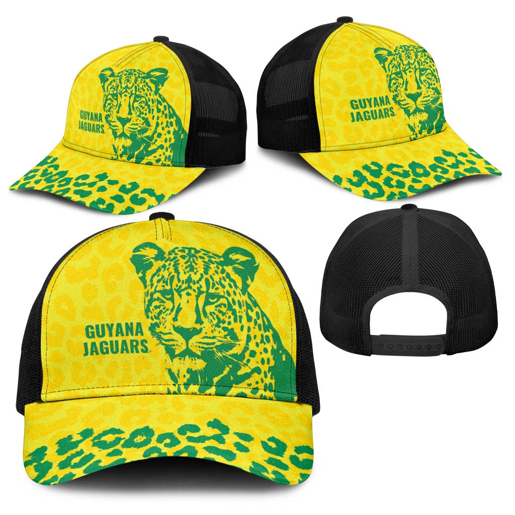 Guyana Golden Jaguars Baseball Net Cap Heritage Flame Edition - Wonder Print Shop