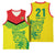 Custom Guyana Golden Jaguars Basketball Jersey Heritage Flame Edition - Wonder Print Shop