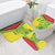 Custom Guyana Golden Jaguars Bathroom Set Heritage Flame Edition - Wonder Print Shop