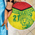 Custom Guyana Golden Jaguars Beach Blanket Heritage Flame Edition - Wonder Print Shop