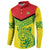 Custom Guyana Golden Jaguars Button Sweatshirt Heritage Flame Edition - Wonder Print Shop