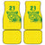 Custom Guyana Golden Jaguars Car Mats Heritage Flame Edition - Wonder Print Shop
