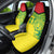 Custom Guyana Golden Jaguars Car Seat Cover Heritage Flame Edition - Wonder Print Shop