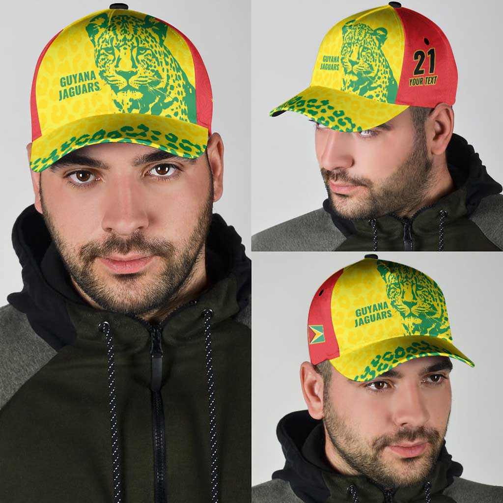 Custom Guyana Golden Jaguars Classic Cap Heritage Flame Edition - Wonder Print Shop