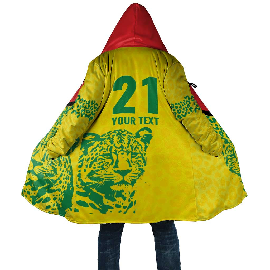 Custom Guyana Golden Jaguars Cloak Heritage Flame Edition - Wonder Print Shop
