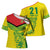 Custom Guyana Golden Jaguars Cross Shoulder Shirt Heritage Flame Edition - Wonder Print Shop