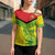 Custom Guyana Golden Jaguars Cross Shoulder Shirt Heritage Flame Edition - Wonder Print Shop