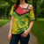 Custom Guyana Golden Jaguars Cross Shoulder Shirt Heritage Flame Edition - Wonder Print Shop
