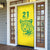 Custom Guyana Golden Jaguars Door Cover Heritage Flame Edition - Wonder Print Shop