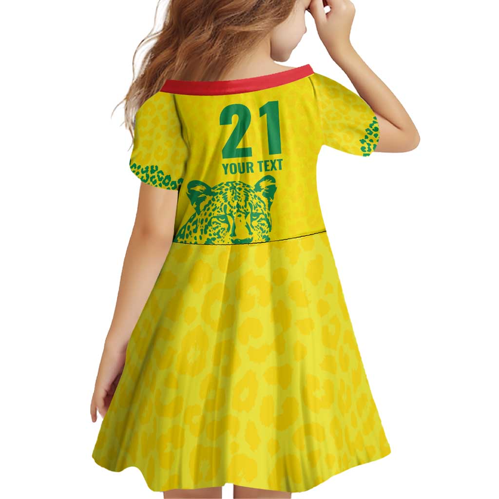 Custom Guyana Golden Jaguars Family Matching Off Shoulder Short Dress and Hawaiian Shirt Heritage Flame Edition - Wonder Print Shop