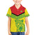 Custom Guyana Golden Jaguars Family Matching Summer Maxi Dress and Hawaiian Shirt Heritage Flame Edition - Wonder Print Shop