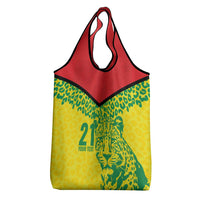 Custom Guyana Golden Jaguars Grocery Bag Heritage Flame Edition - Wonder Print Shop