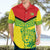 Custom Guyana Golden Jaguars Hawaiian Shirt Heritage Flame Edition - Wonder Print Shop